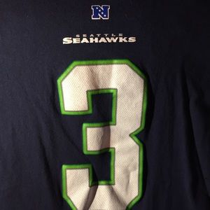 Seattle Seahawks Wilson #3 jersey T-shirt